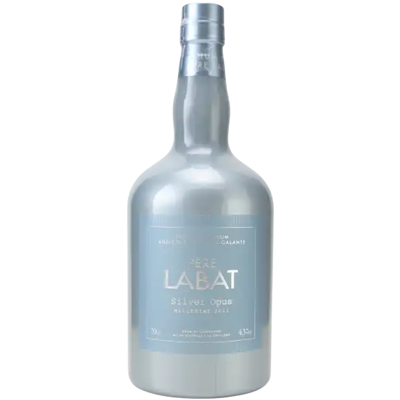Image of the front of the bottle of the rum Père Labat Silver Opus