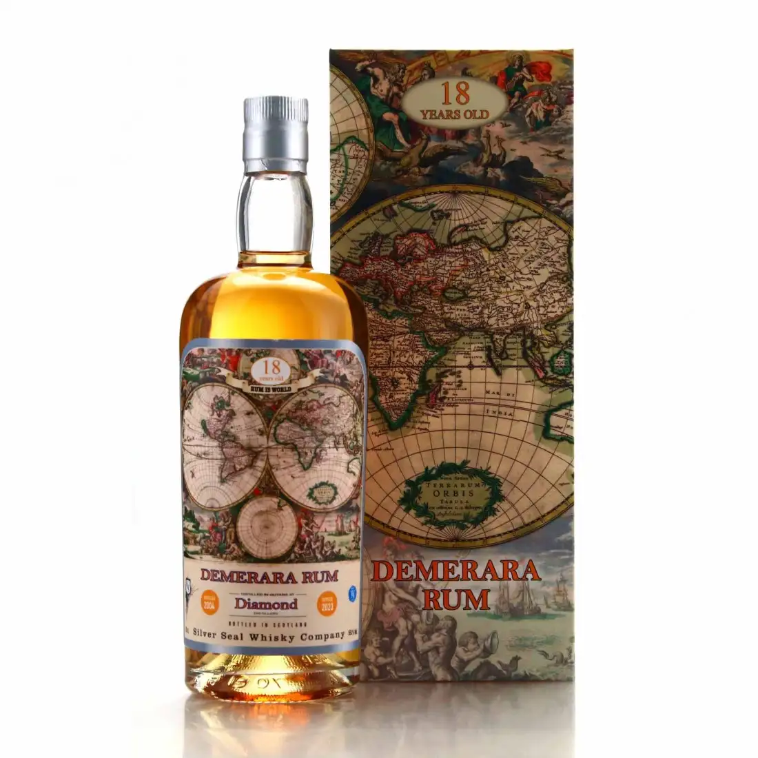 Image of the front of the bottle of the rum Demerara Rum