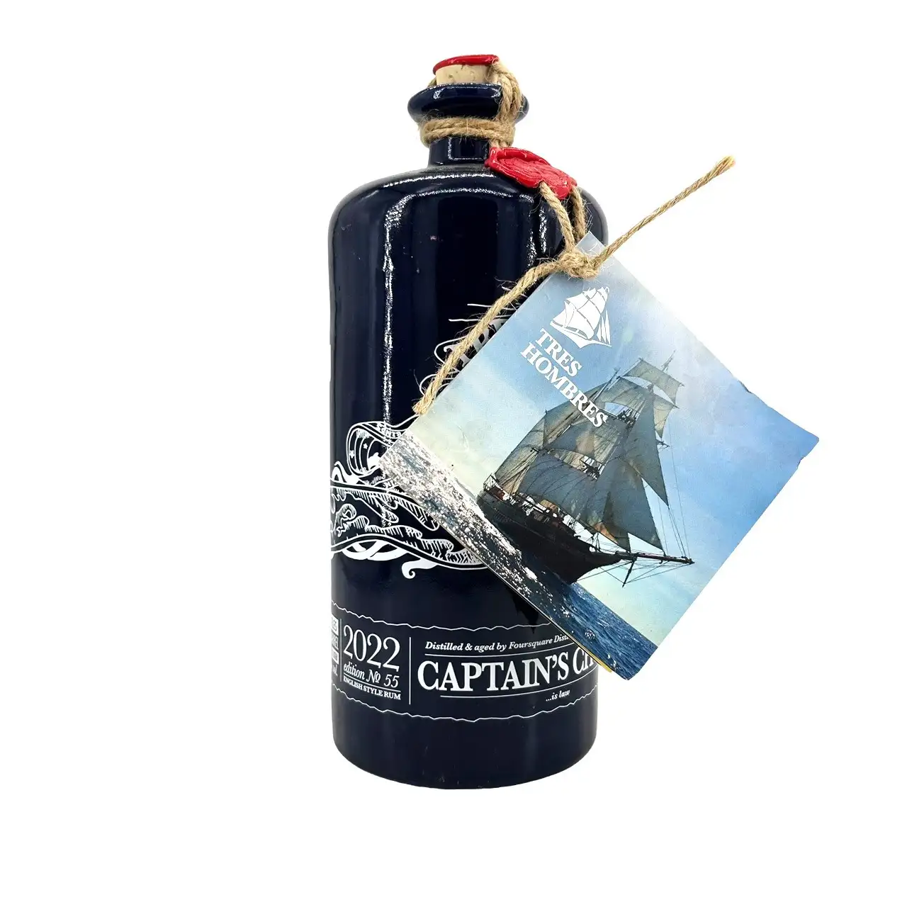 Image of the front of the bottle of the rum Captain‘s Choice Edition 55