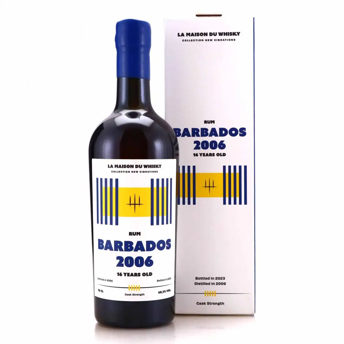 Image of the front of the bottle of the rum Rum Barbados (Flag Series)