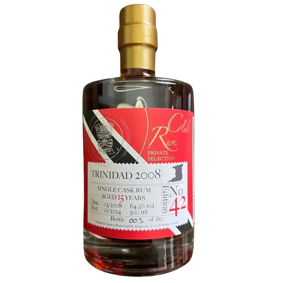 Image of the front of the bottle of the rum Rumclub Private Selection Ed. 42