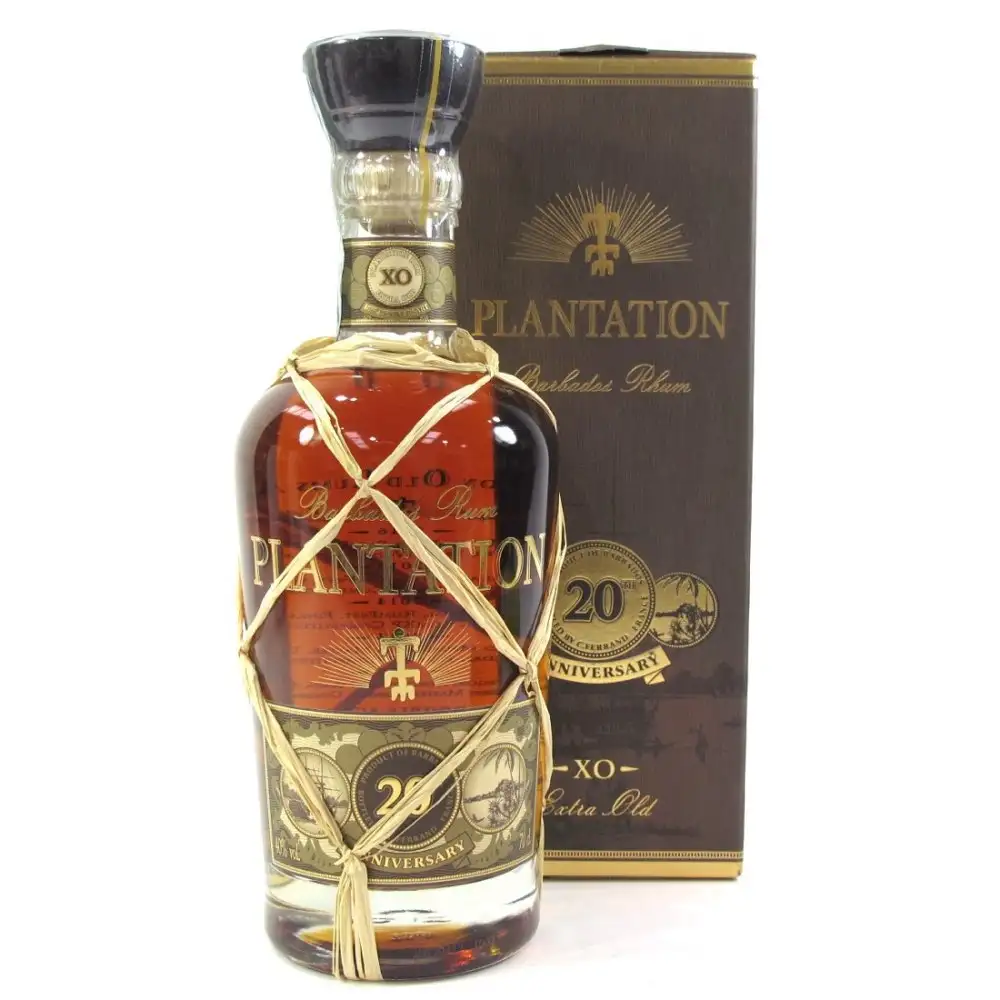 Image of the front of the bottle of the rum Plantation Extra Old XO 20th Anniversary
