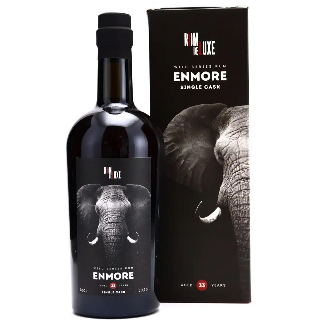 Image of the front of the bottle of the rum Wild Series Rum Enmore No. 15 MEC