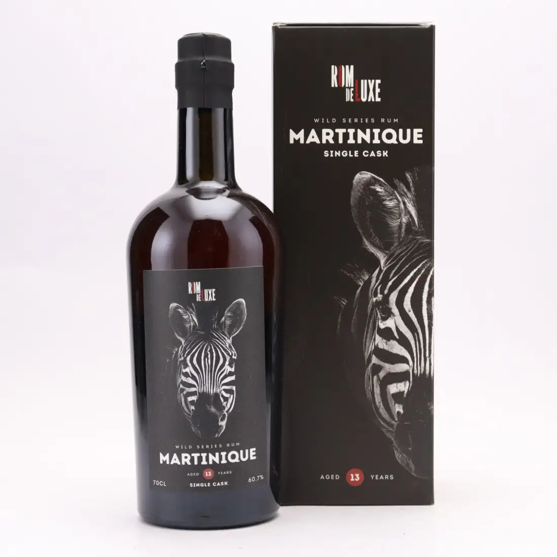 Image of the front of the bottle of the rum Wild Series Rum Martinique No. 16 MSRA
