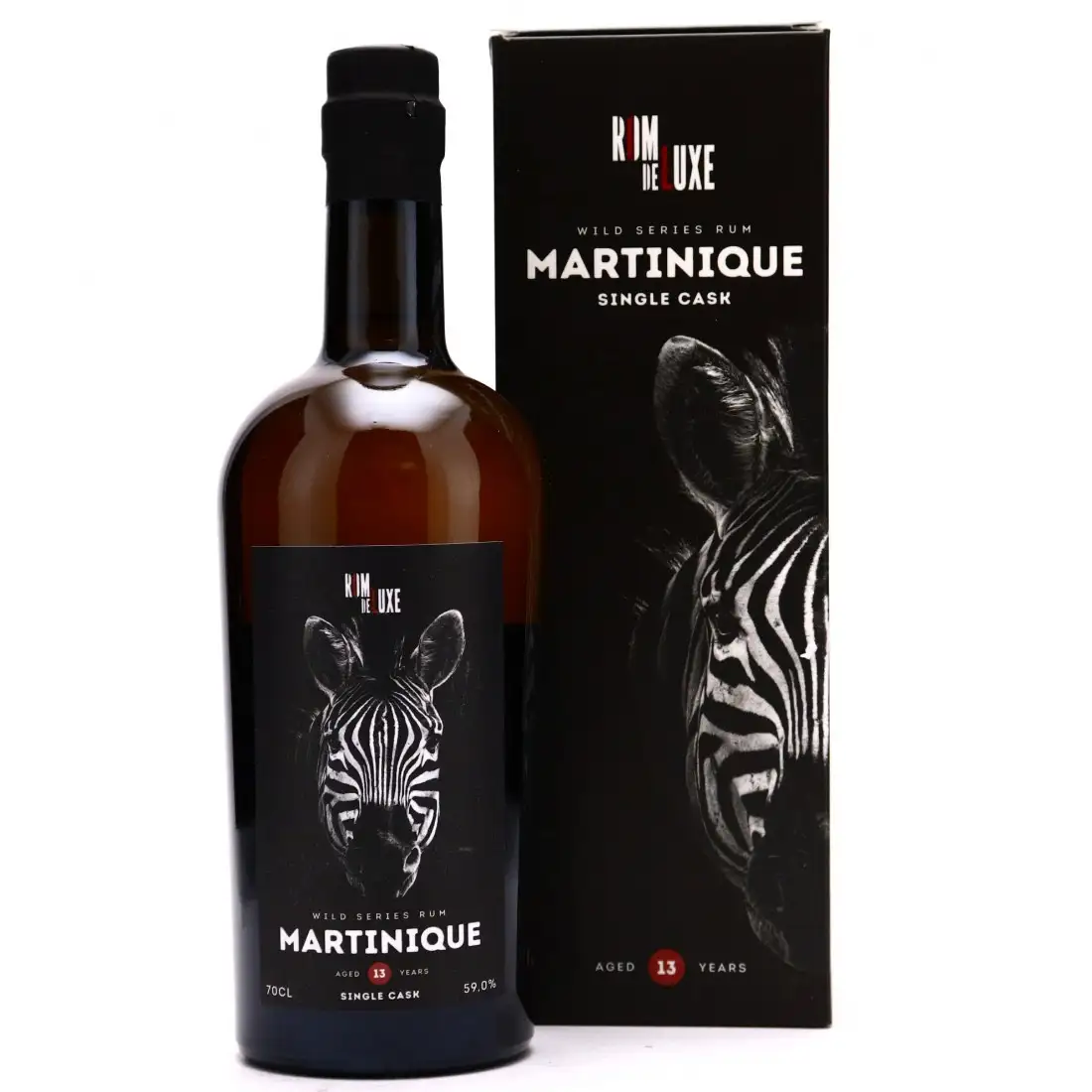 Image of the front of the bottle of the rum Wild Series Rum Martinique No. 16 MSRA