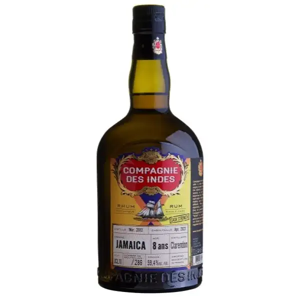Image of the front of the bottle of the rum Jamaica