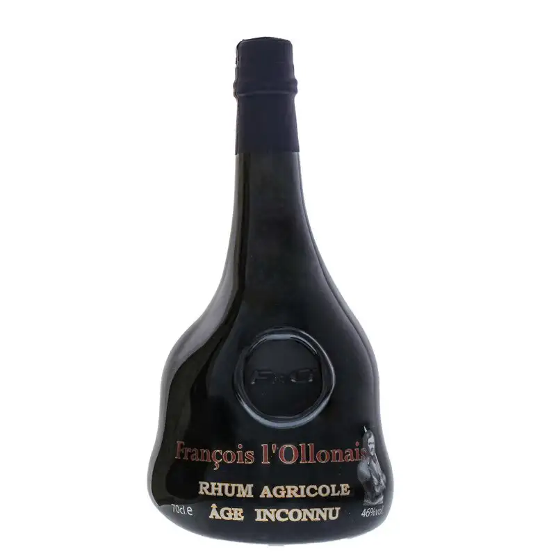 Image of the front of the bottle of the rum Pirates Collection Francois l'Ollonais Agricole Rhum