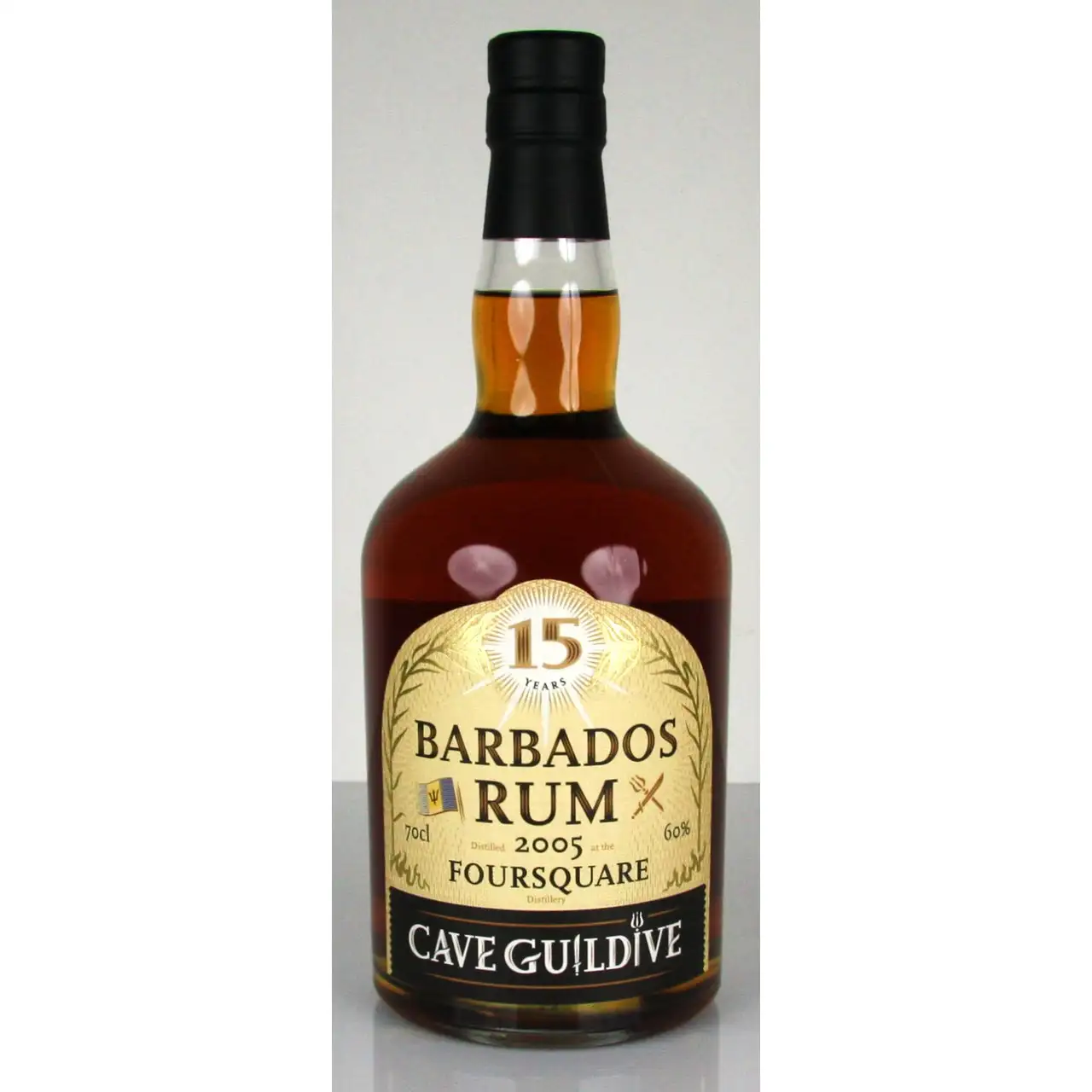 Image of the front of the bottle of the rum Barbados Rum