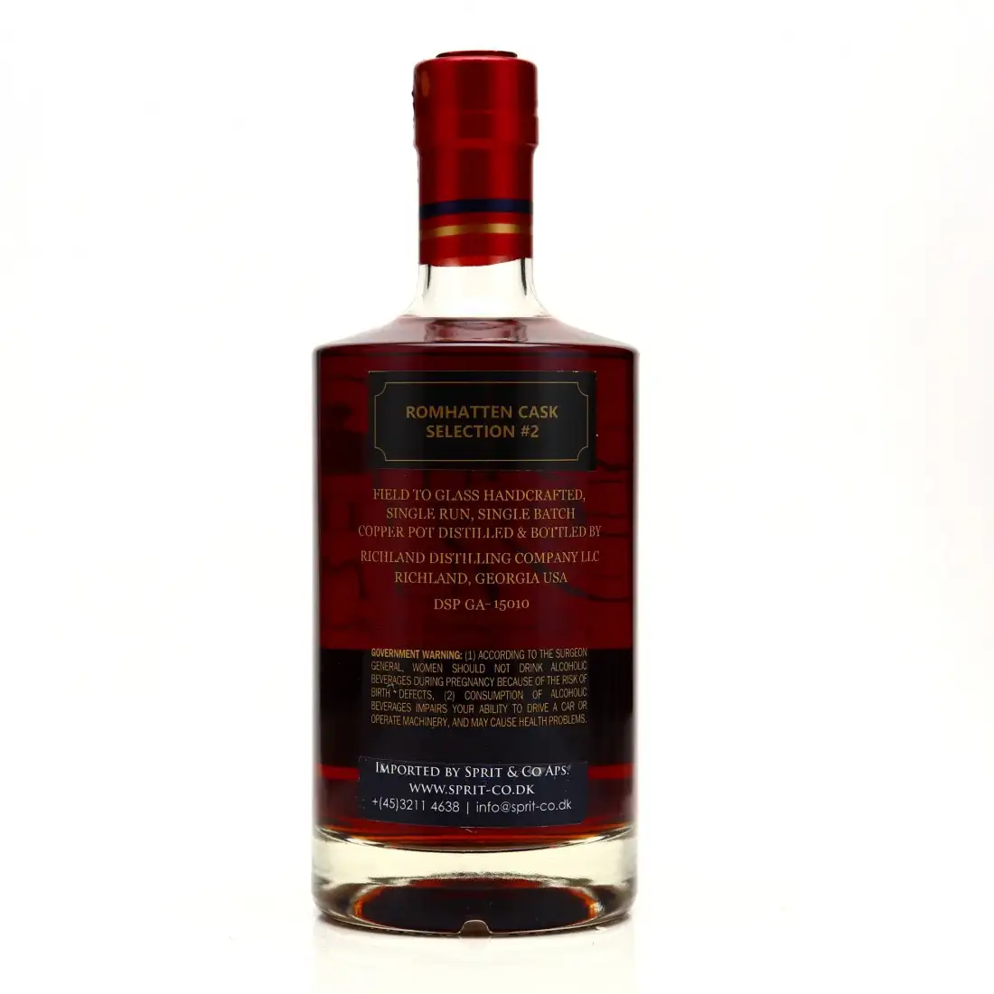 High resolution image of the bottle