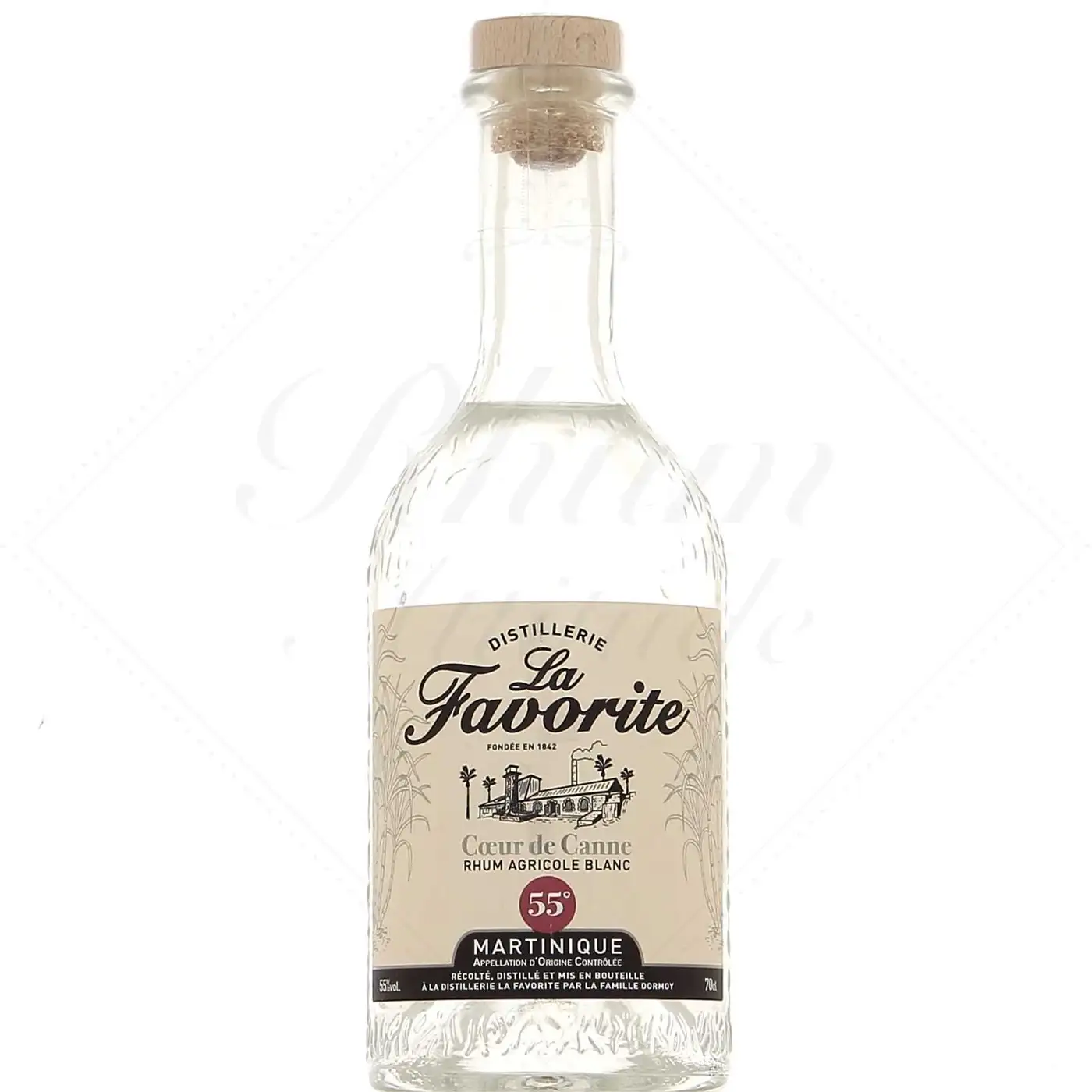 Image of the front of the bottle of the rum Coeur de Canne