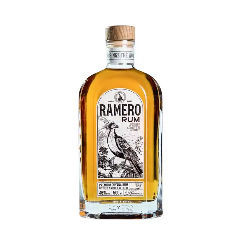 Image of the front of the bottle of the rumRamero Rum Cask Selection