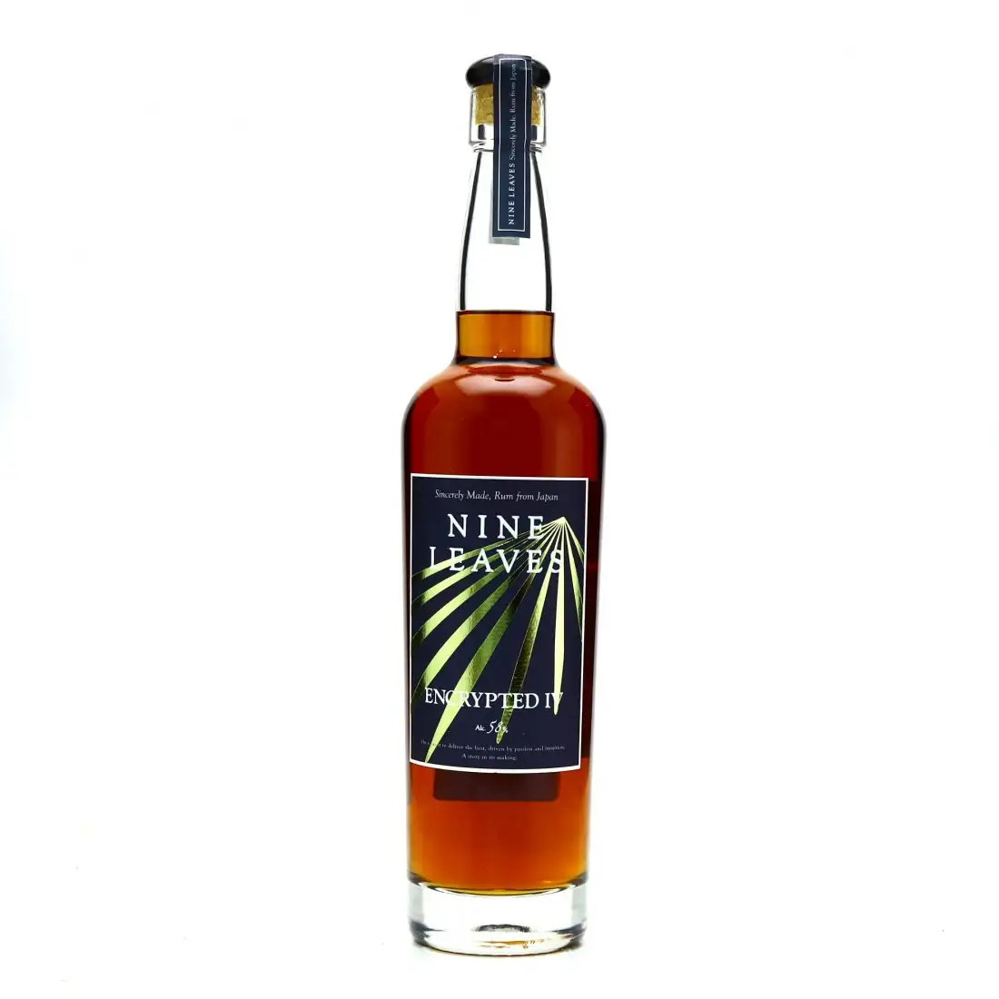 Image of the front of the bottle of the rumEncrypted IV