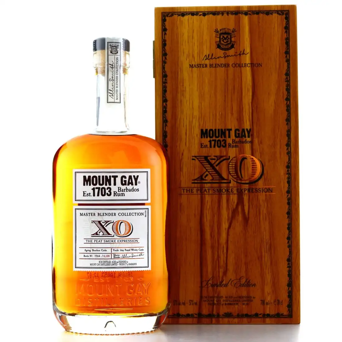 Image of the front of the bottle of the rumMaster Blender Collection - XO The Peat Smoke Expression
