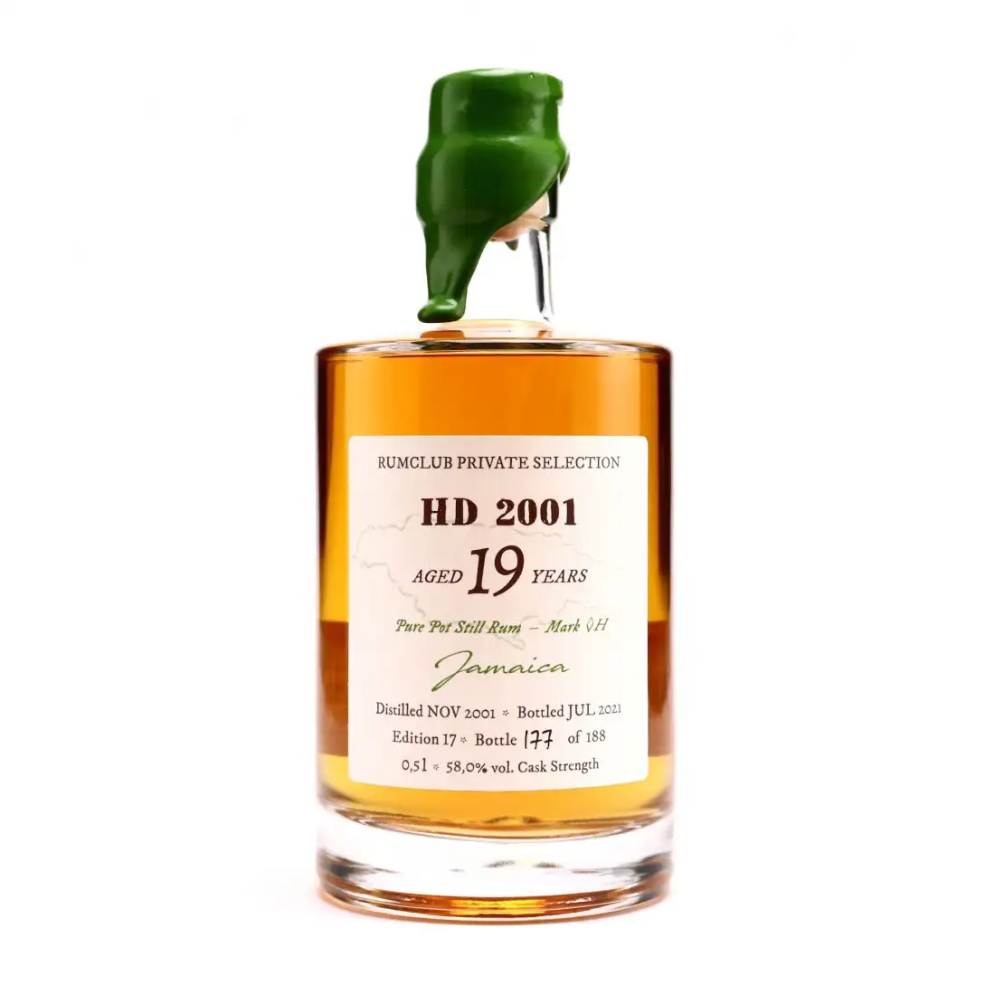 Image of the front of the bottle of the rum Rumclub Private Selection Ed. 17 HD <>H