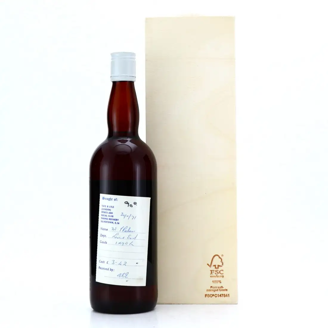 Hochauflösendes Bild der Flasche