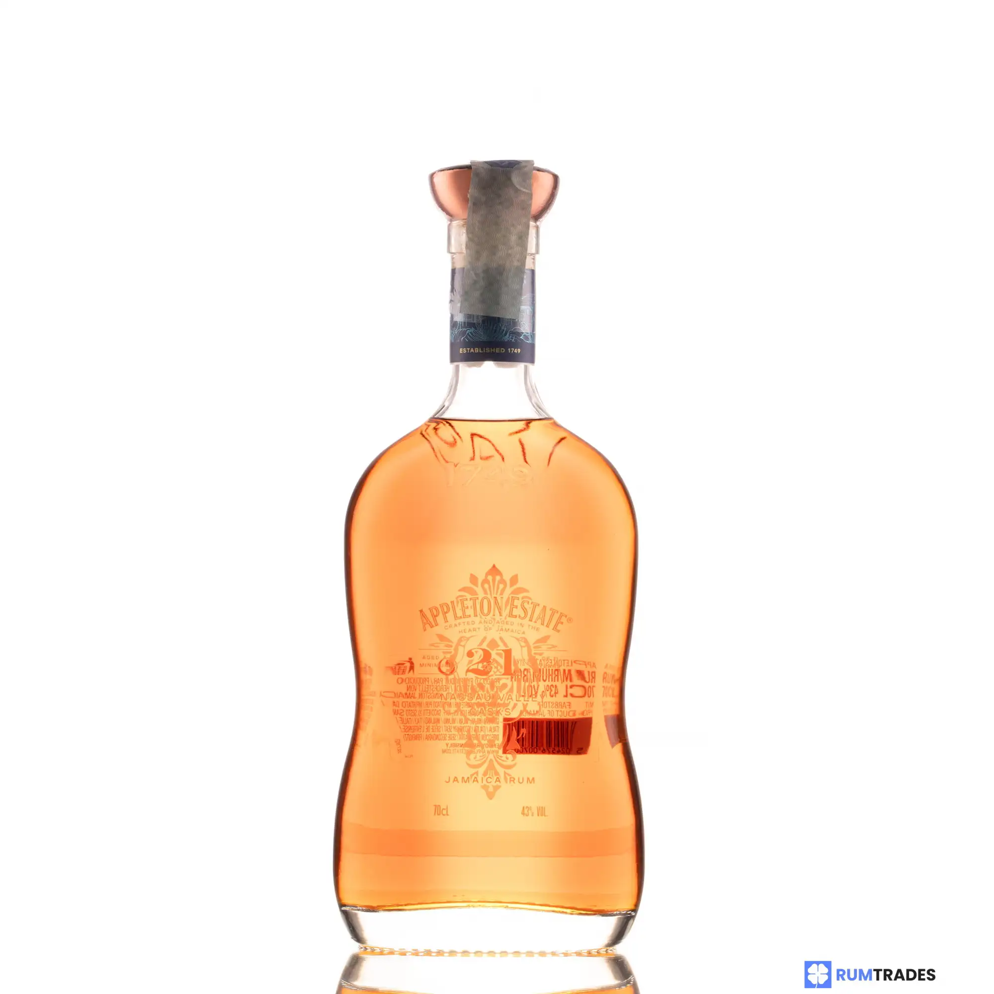 Hochauflösendes Bild der Flasche