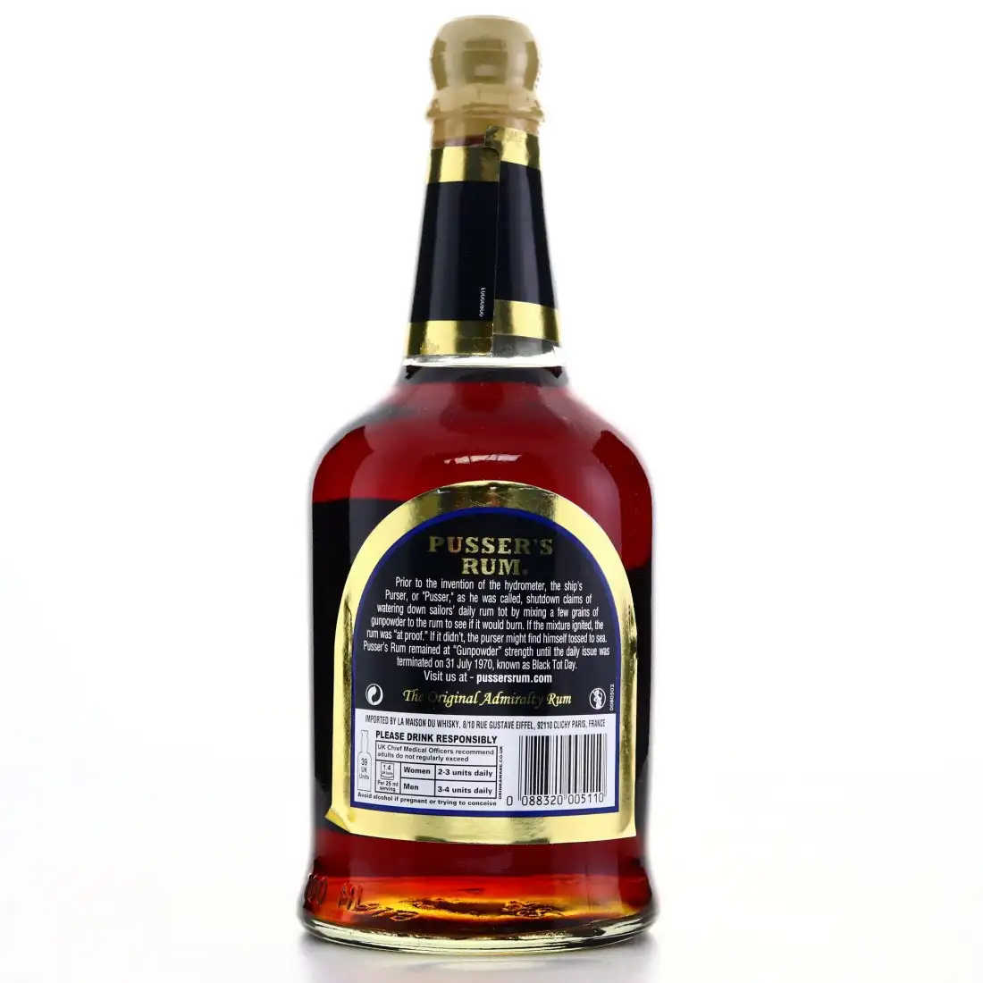 High resolution image of the bottle