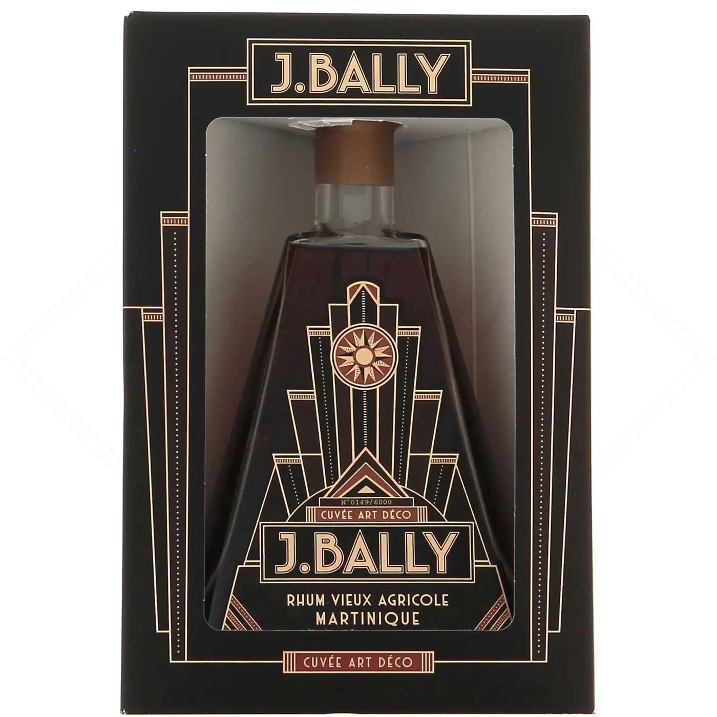 Image of the front of the bottle of the rumJ. Bally Art Déco #2