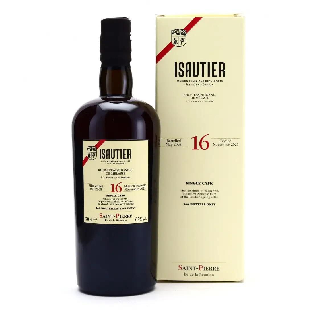 Isautier 7 ans Rhum 40%  Klac, spiritueux & cocktails