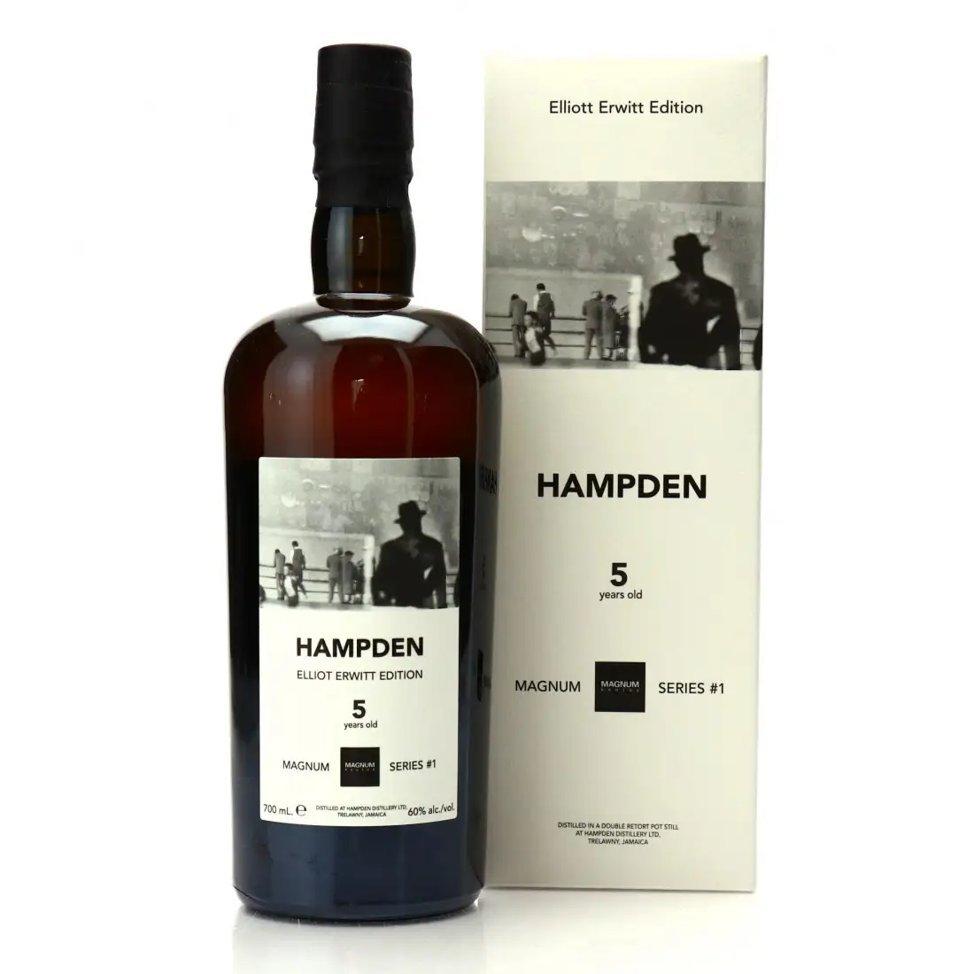 Image of the front of the bottle of the rum Elliott Erwitt HLCF