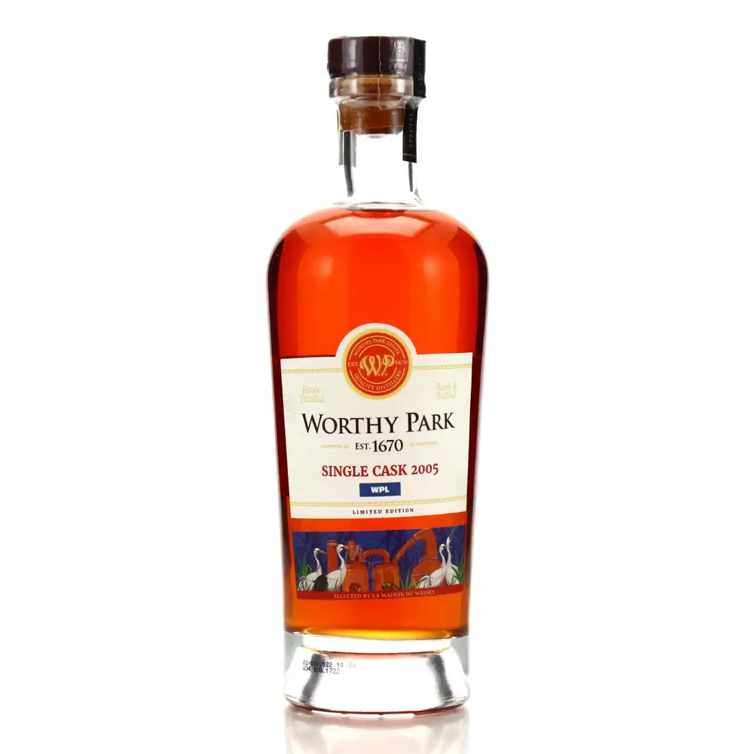 Image of the front of the bottle of the rum Single Cask (LMDW) WPL