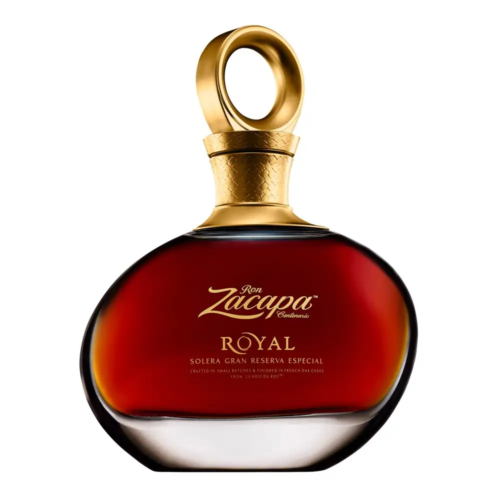 Image of the front of the bottle of the rum Ron Zacapa Royal