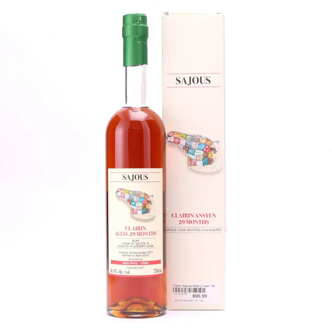 Image of the bottle indexed by the search page.