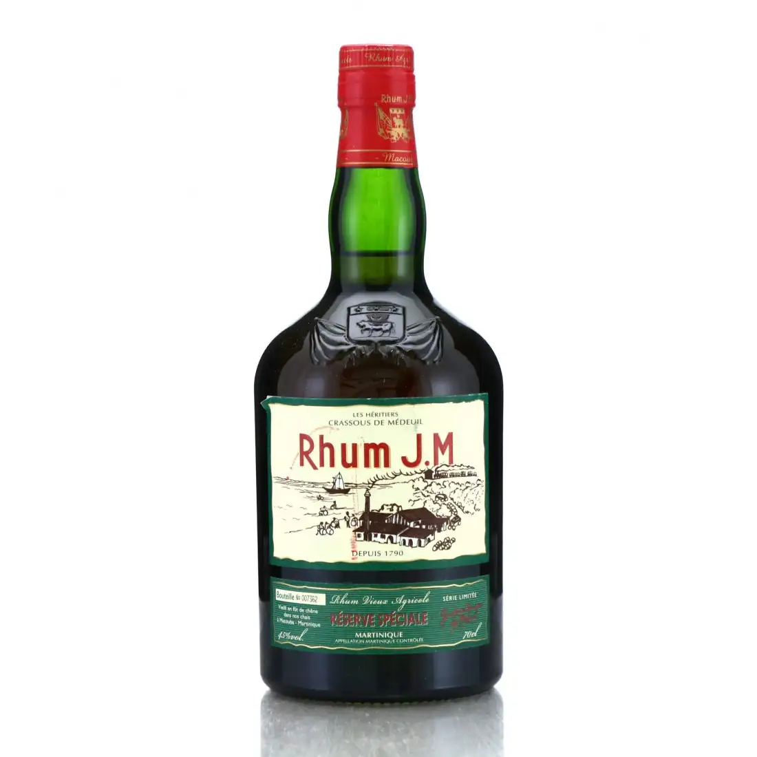 Image of the front of the bottle of the rum Réserve Spéciale