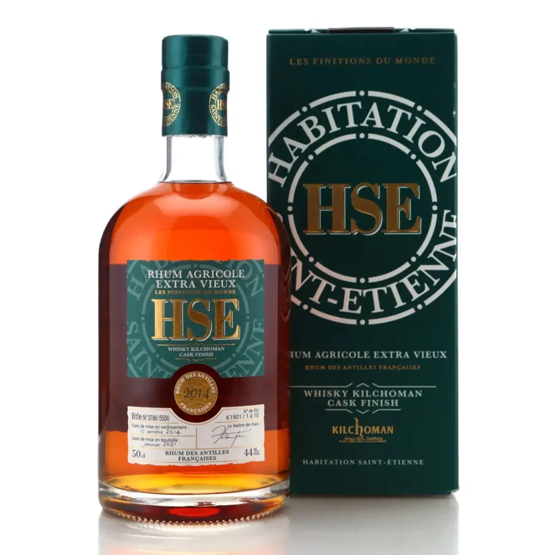 Bottle of HSE Kilchoman Single Cask Finish