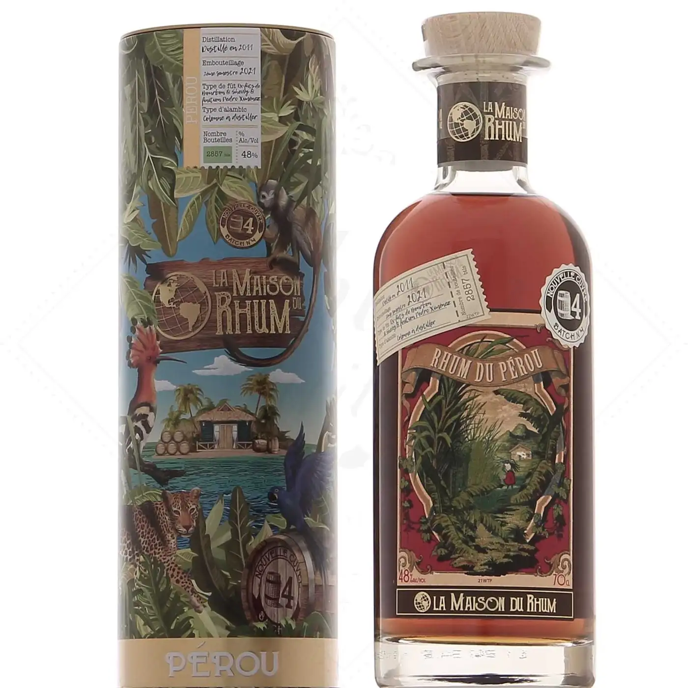 Image of the front of the bottle of the rum La Maison du Rhum Millonario #4