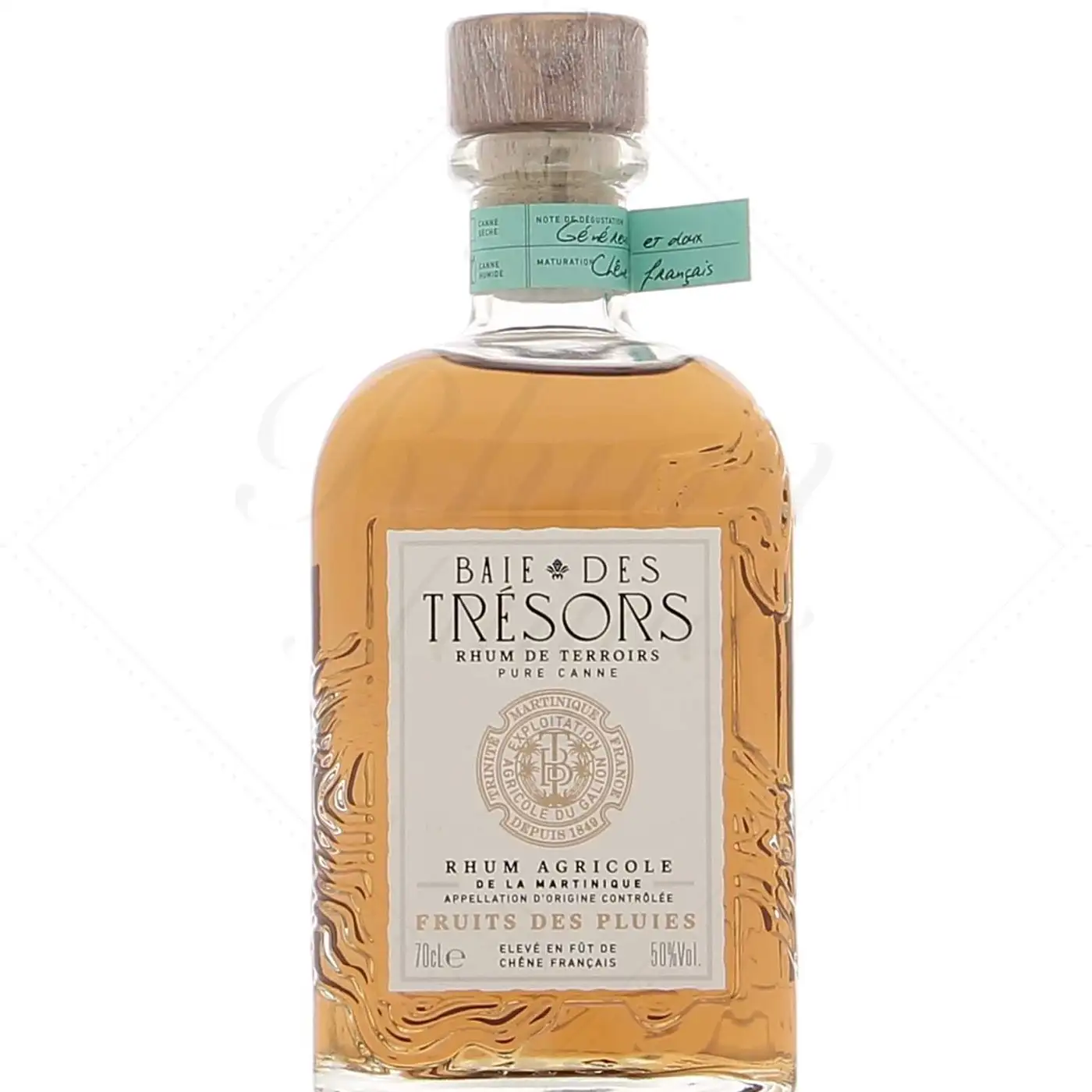 Image of the front of the bottle of the rum Fruits des Pluies