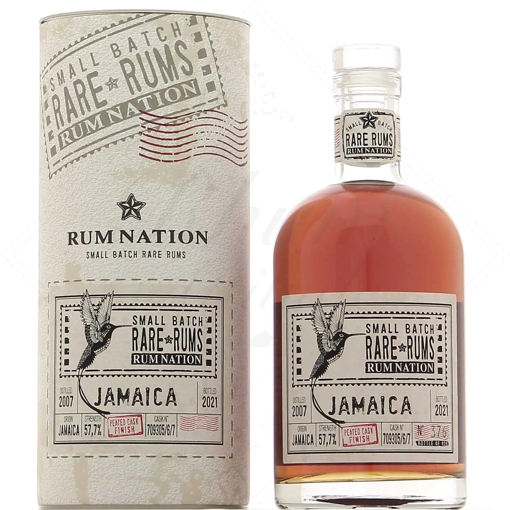 Image of the front of the bottle of the rum Small Batch Rare Rums