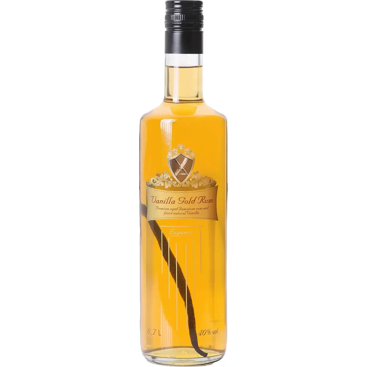 Image of the front of the bottle of the rumVanilla Gold Rum