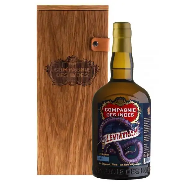 Image of the front of the bottle of the rumLeviathan
