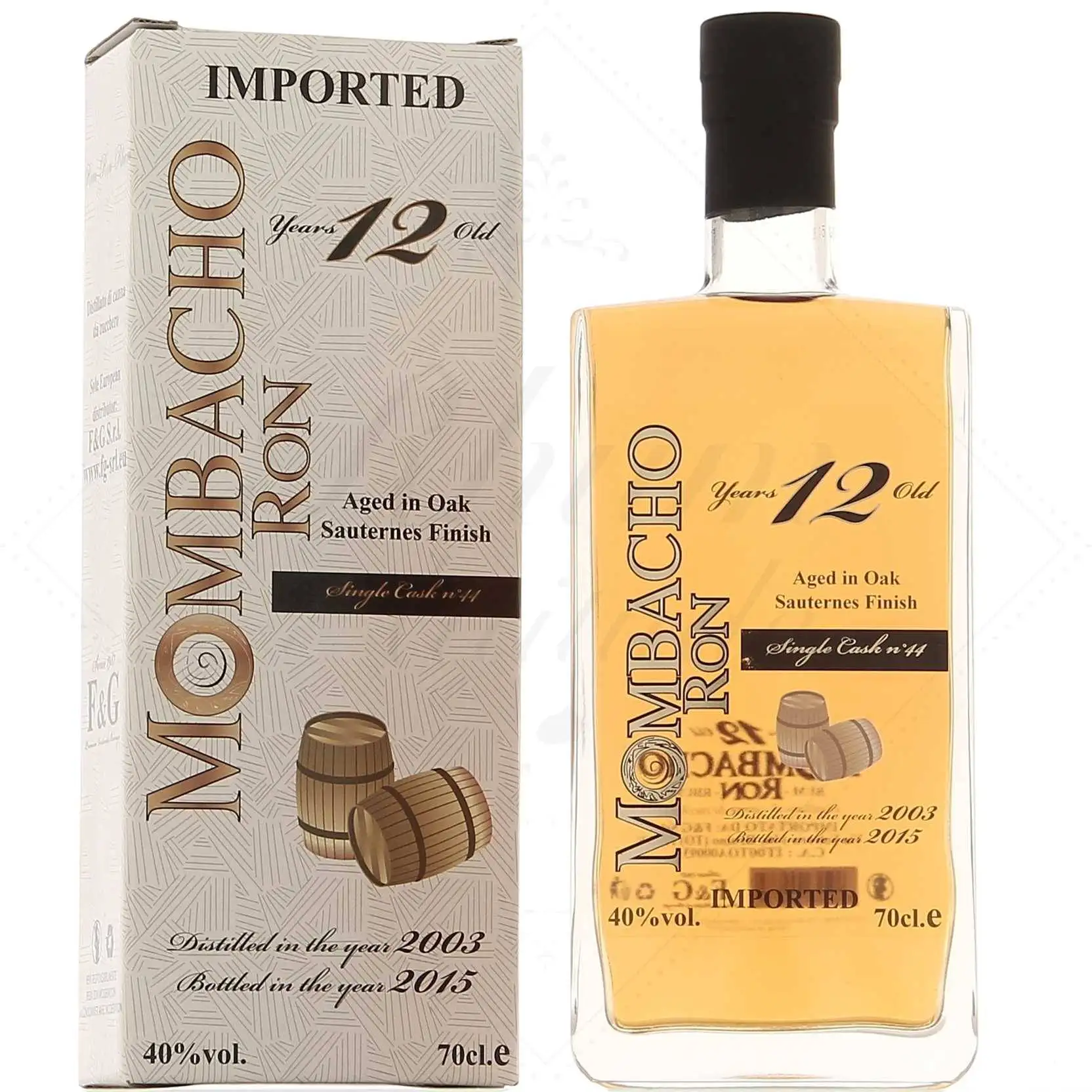 Image of the front of the bottle of the rumSingle Cask Sauternes Finish