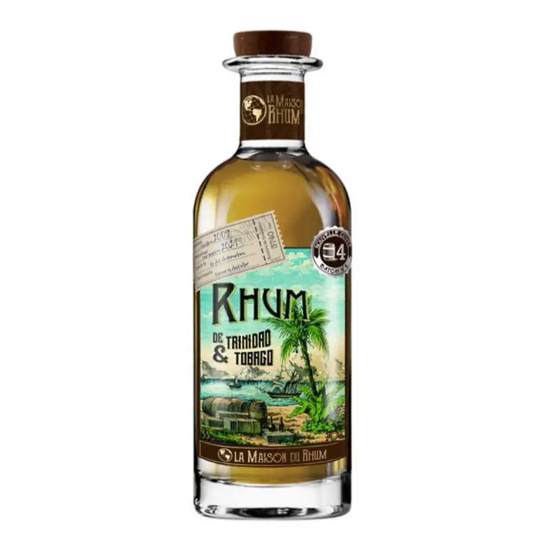 Image of the front of the bottle of the rum La Maison du Rhum #4