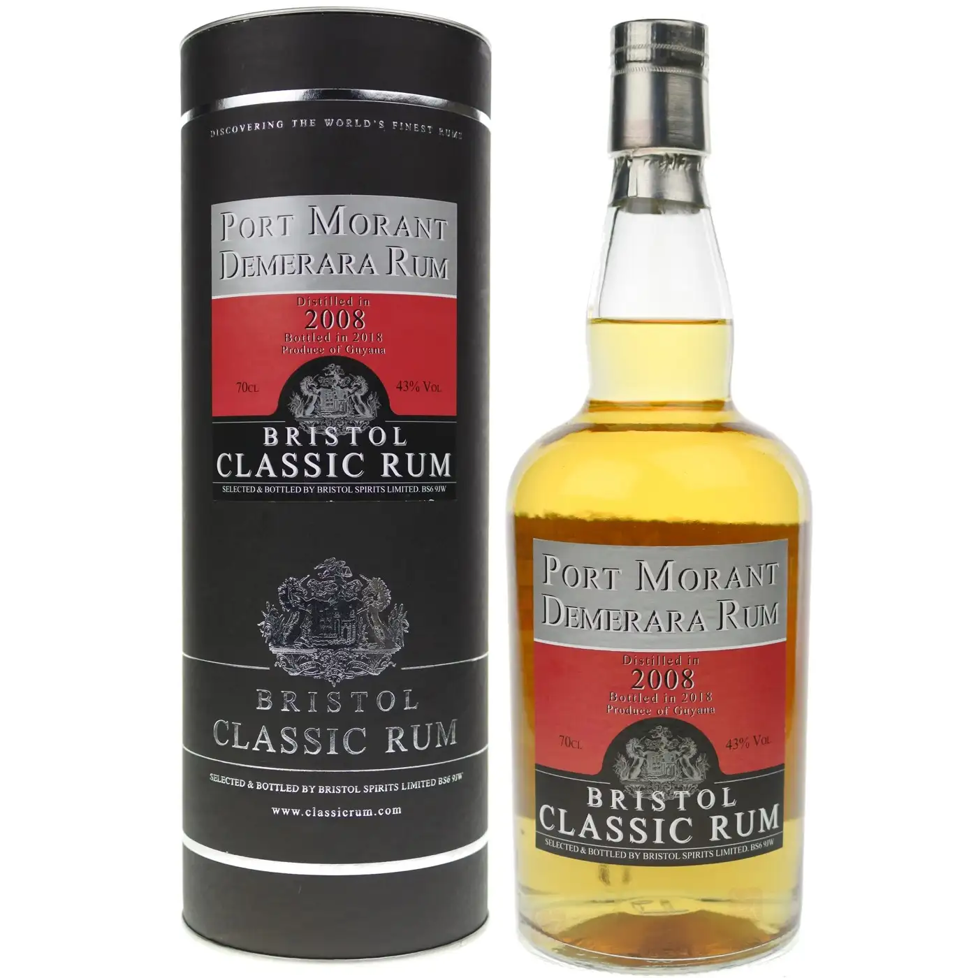 Image of the front of the bottle of the rumDemerara Rum