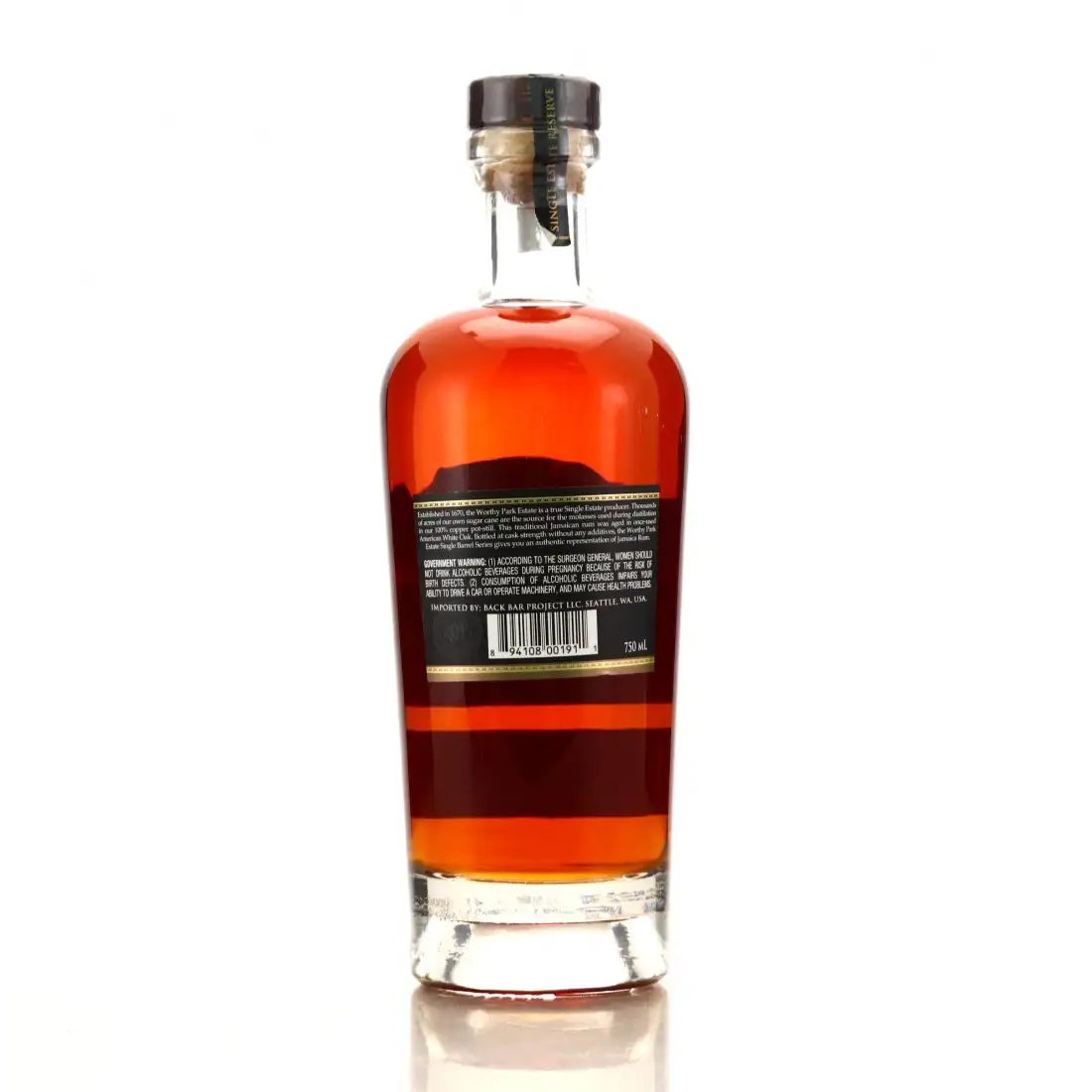 Hochauflösendes Bild der Flasche