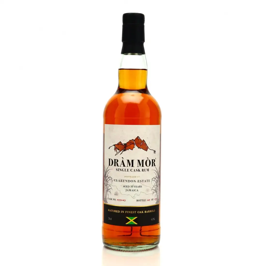 Image of the front of the bottle of the rum Single Cask Rum