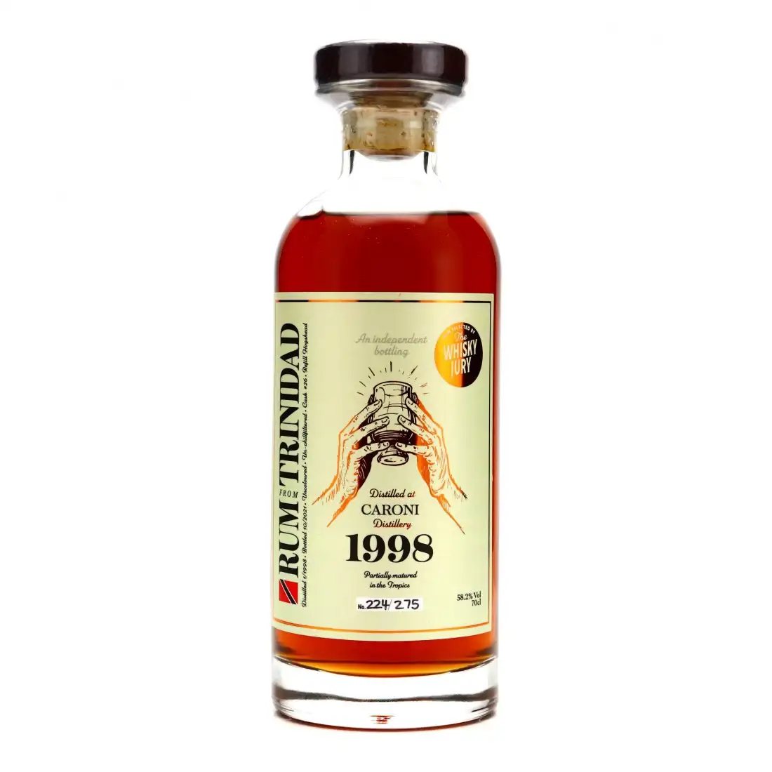 Image of the front of the bottle of the rumRum Trinidad