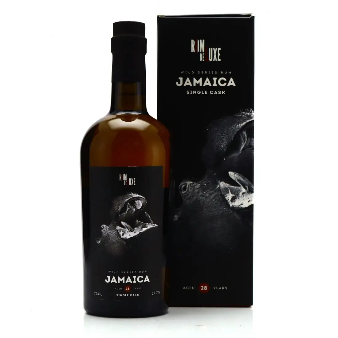 Image of the front of the bottle of the rum Wild Series Rum Jamaica No. 18 JMC