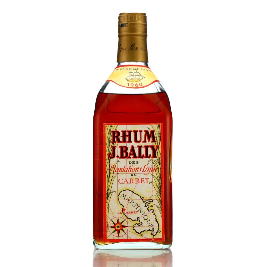 Rhum vieux Bally XO Carafe Héritage