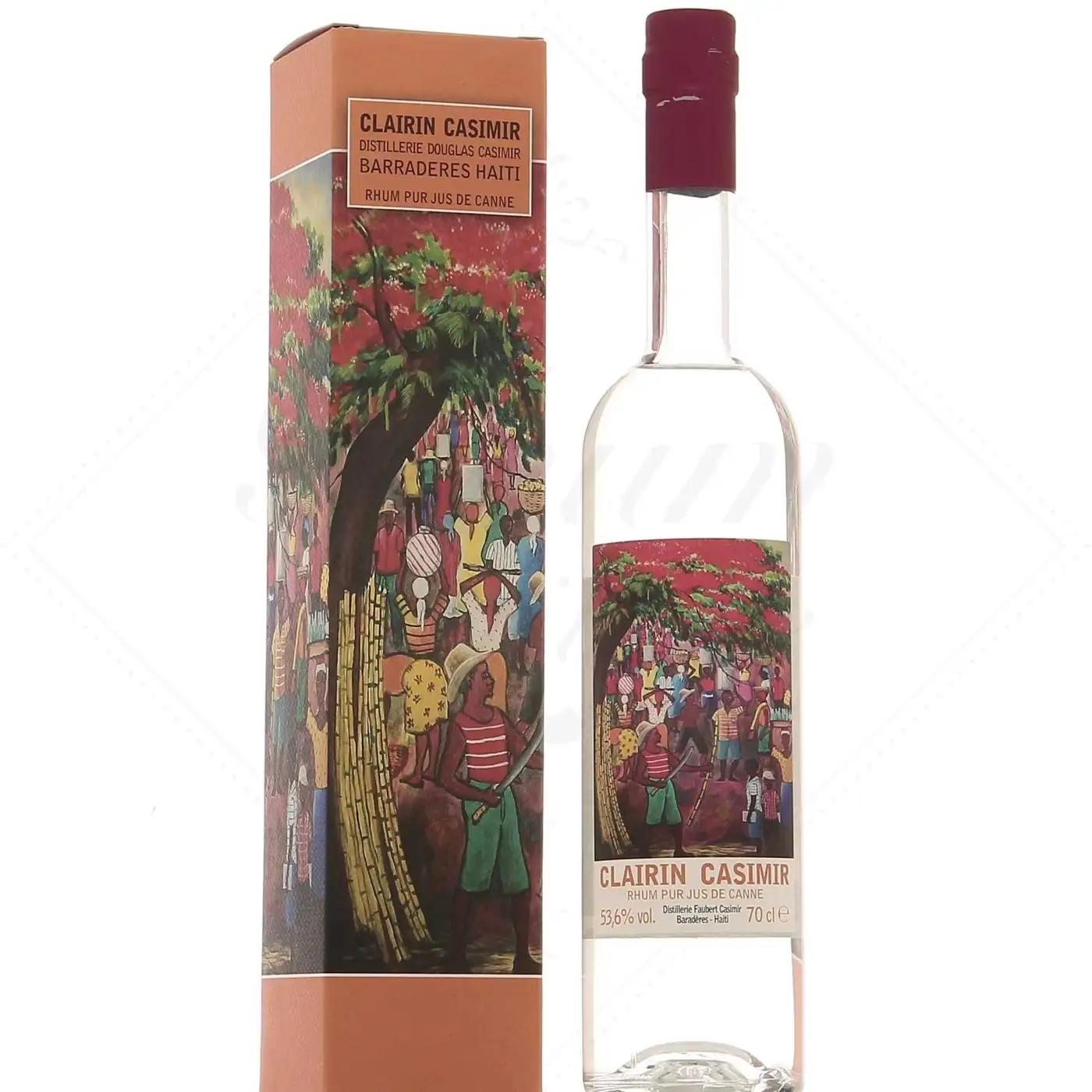 Image of the front of the bottle of the rum Clairin
