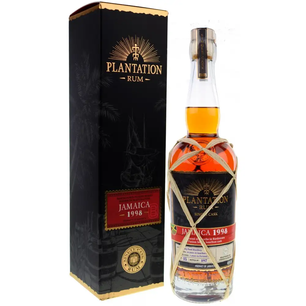 Image of the front of the bottle of the rum Plantation Jamaica (Sélection Bar 1802)