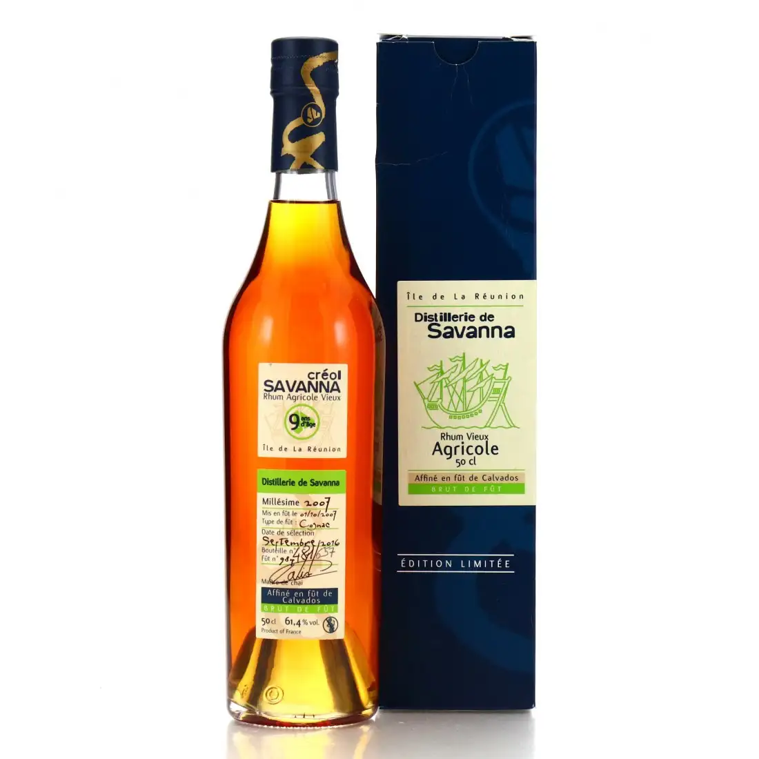 Image of the front of the bottle of the rum Créol - Calvados Finish