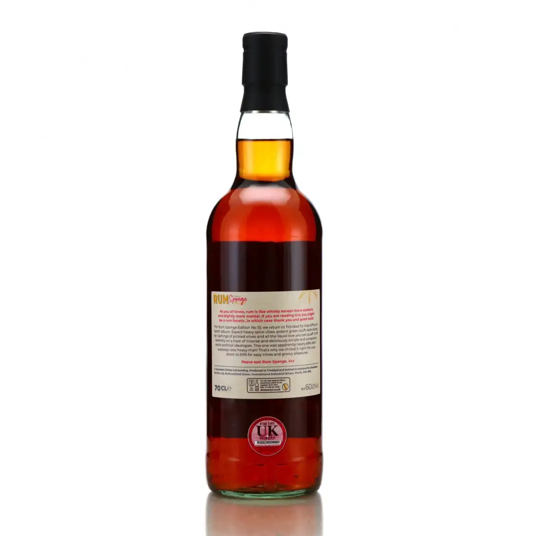 Hochauflösendes Bild der Flasche
