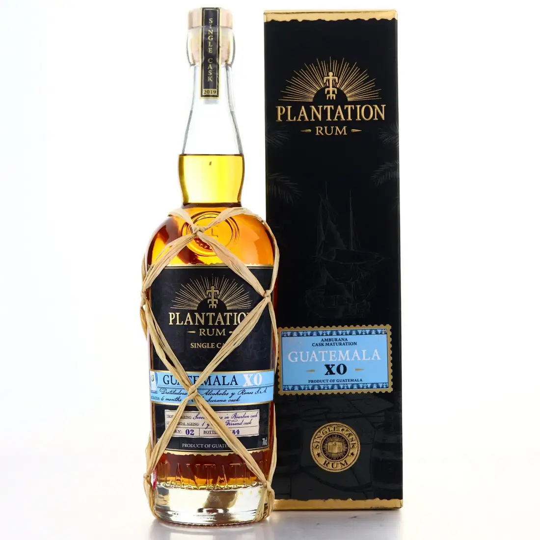 Image of the front of the bottle of the rum Plantation Guatemala XO (Edition 2019)