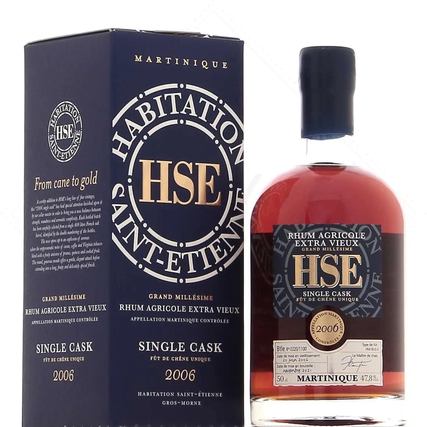 HSE - SINGLE CASK - MILLESIME 2006 - MEB 2022 - 47,8% - 50cl