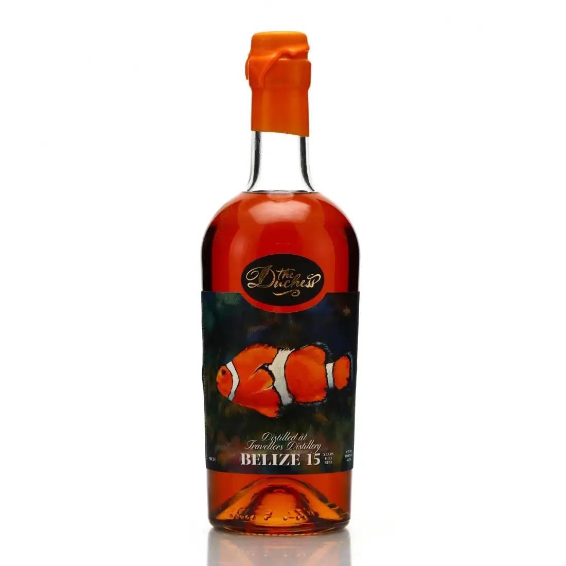 Image of the front of the bottle of the rum Belize 15