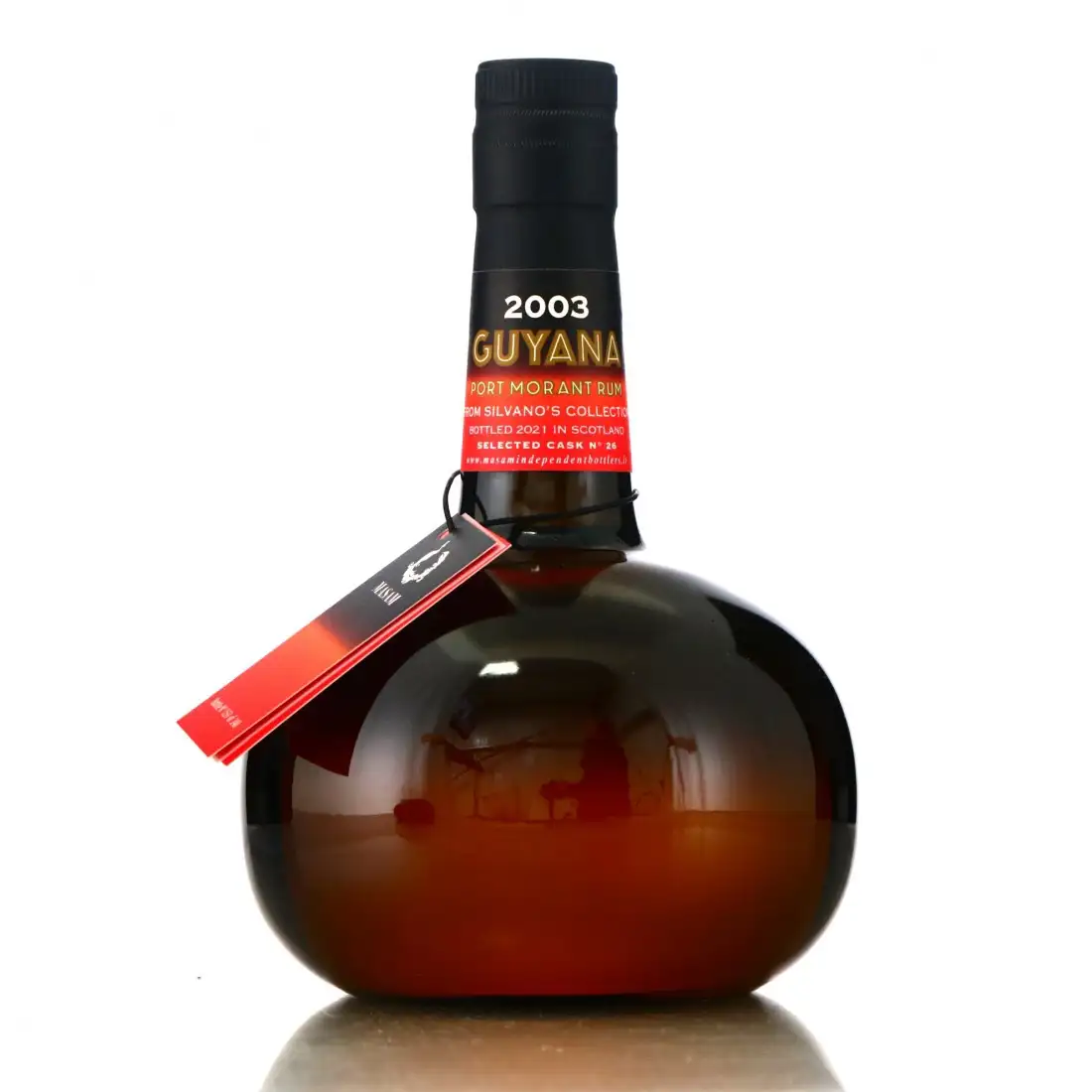 Image of the front of the bottle of the rum Silvano‘s Collection